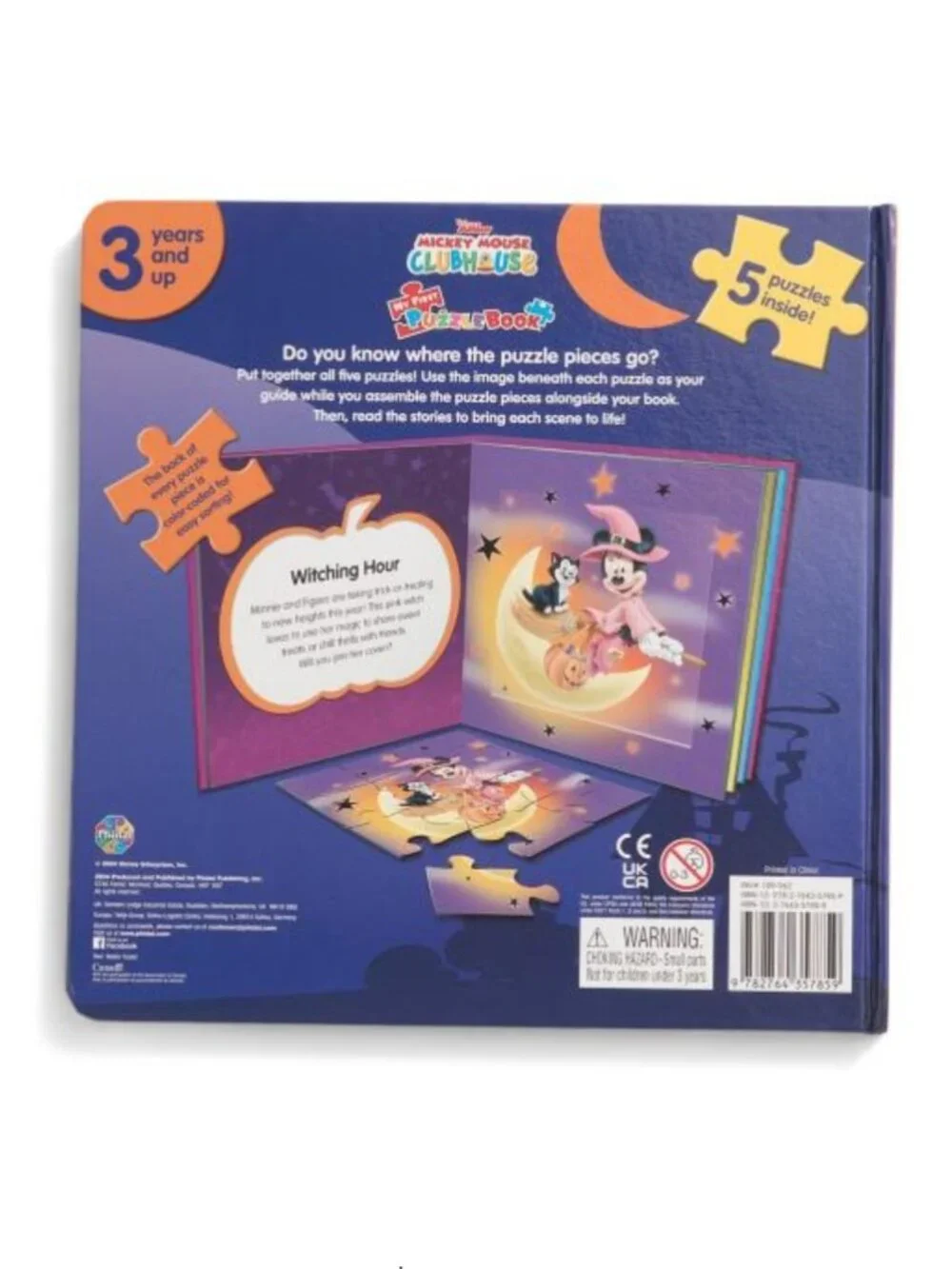 NWT Disney Mickey Halloween My First Puzzle Book